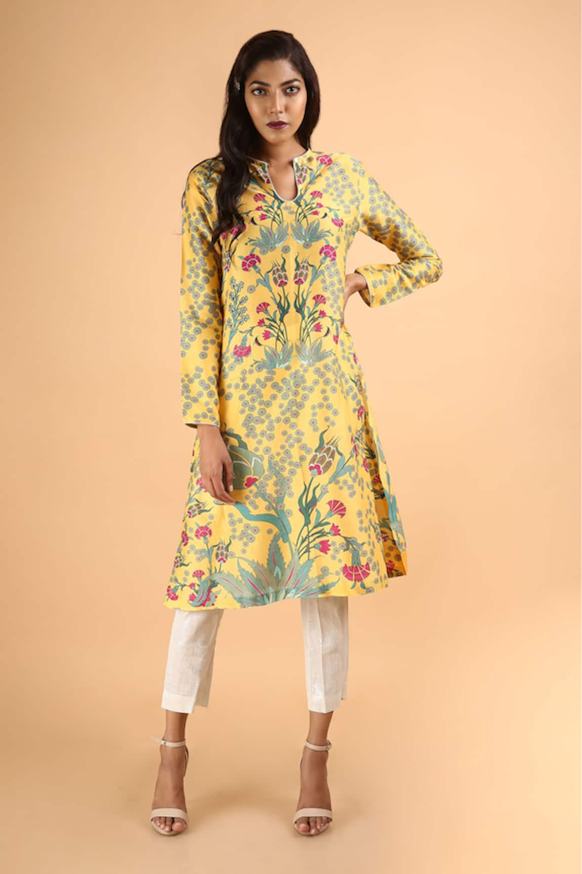 Saksham Neharicka Chanderi Kurta