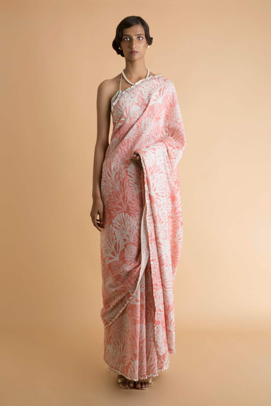 Saksham Neharicka Embroidered Saree with Unstitched Blouse