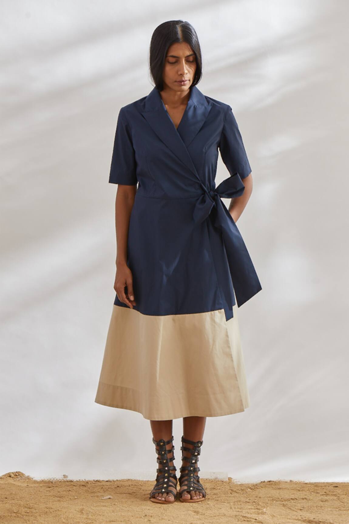 House Of Three Wrap Dress