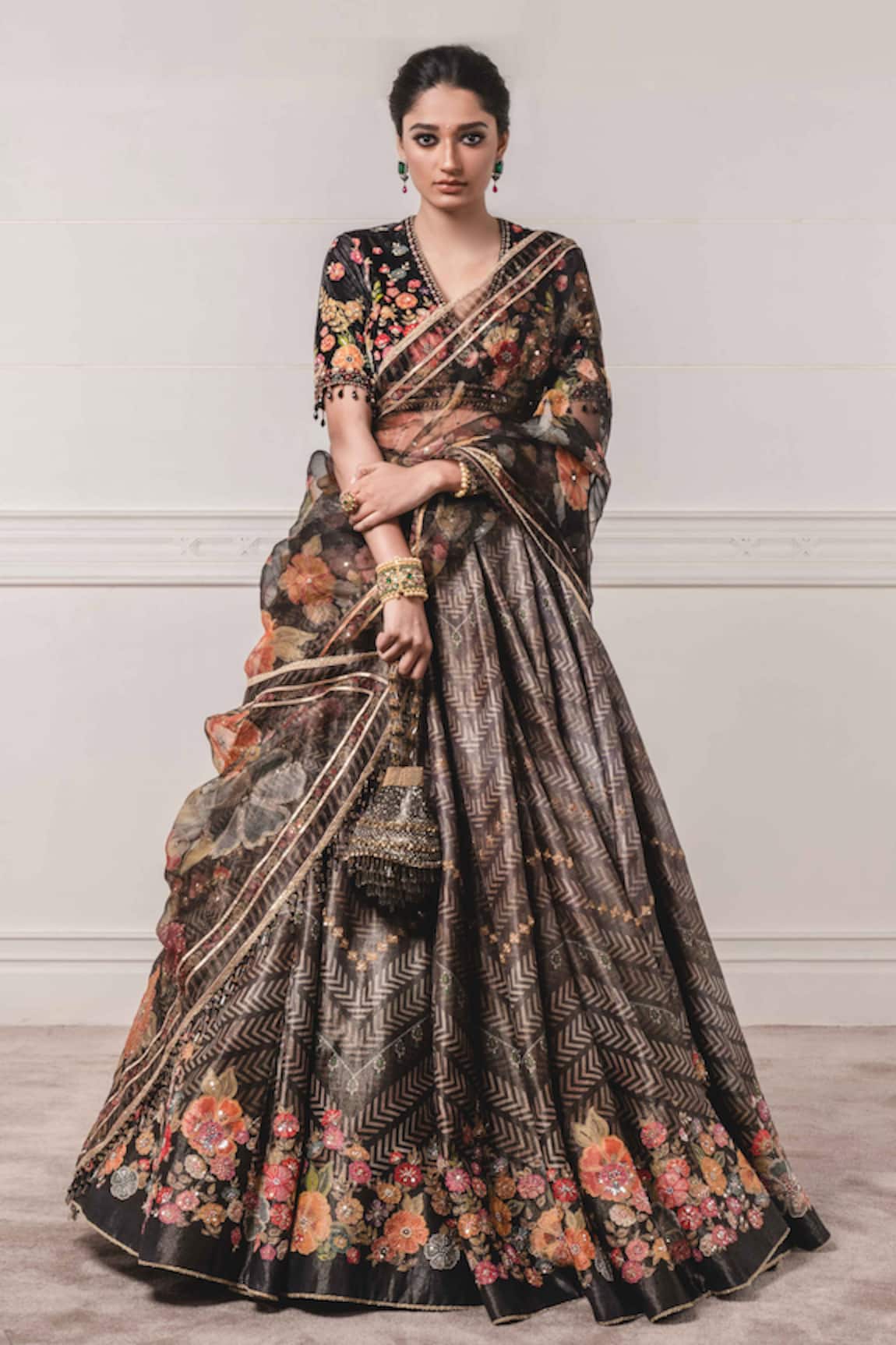 Tarun Tahiliani Printed Lehenga Set