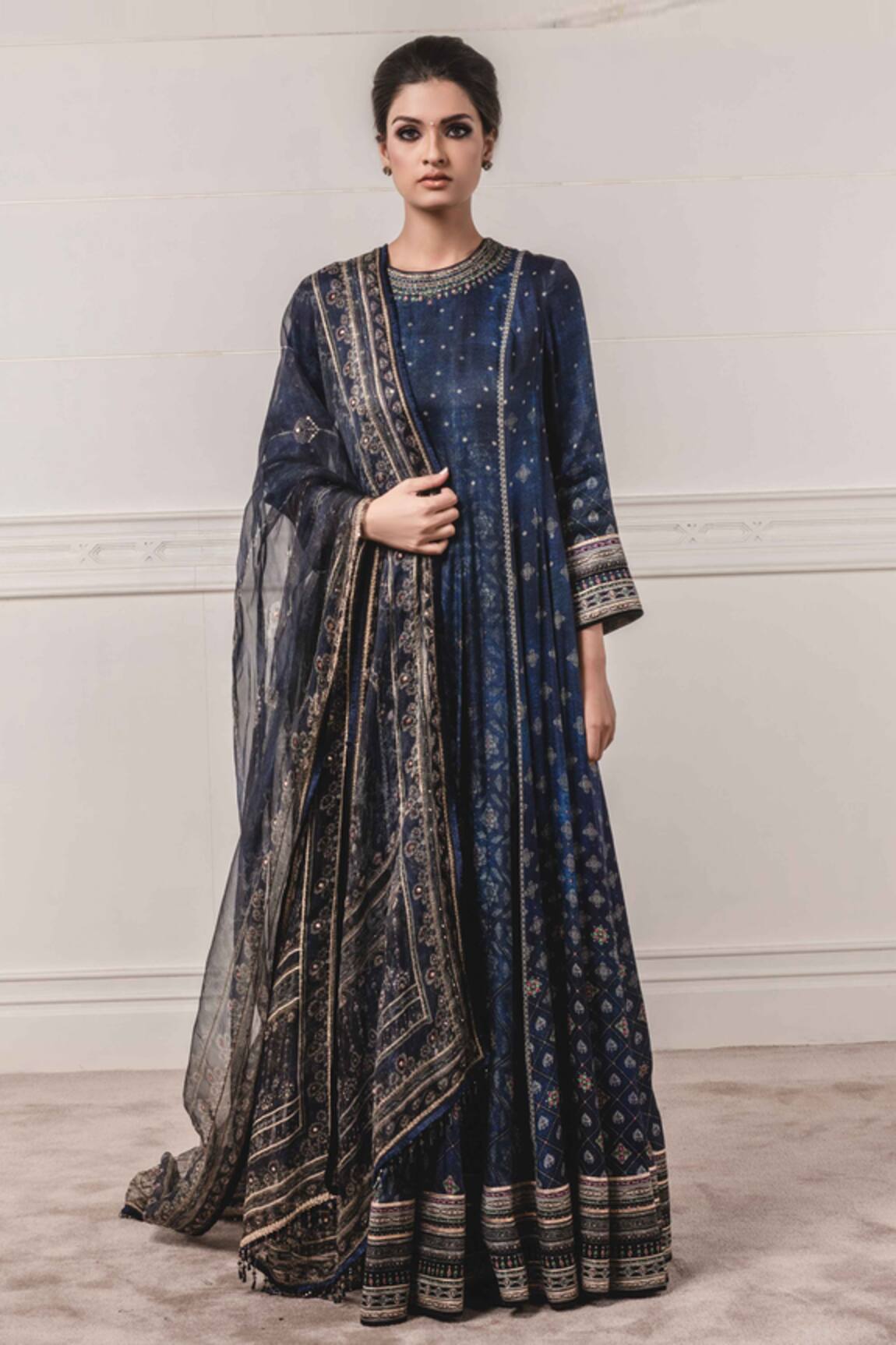 Tarun Tahiliani Printed Anarkali Set 