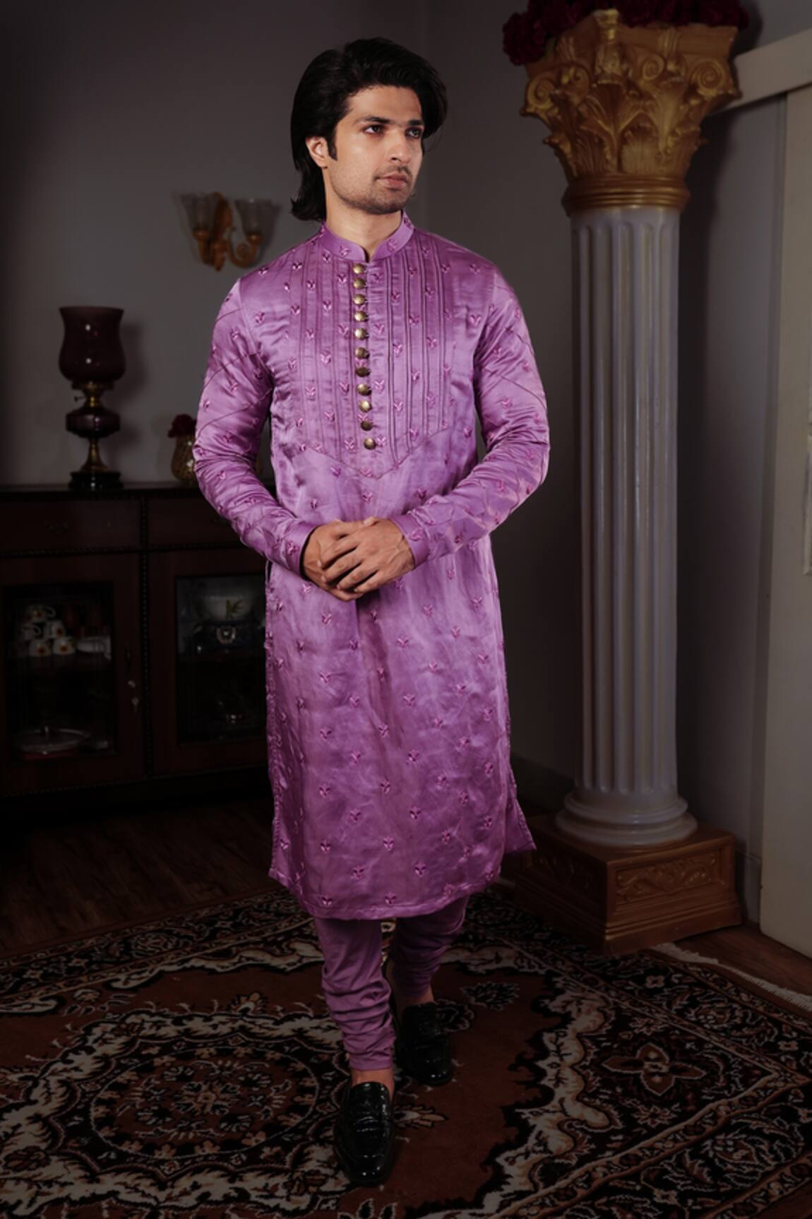 Yajy By Aditya Jain Mitra Embroidered Kurta Set 