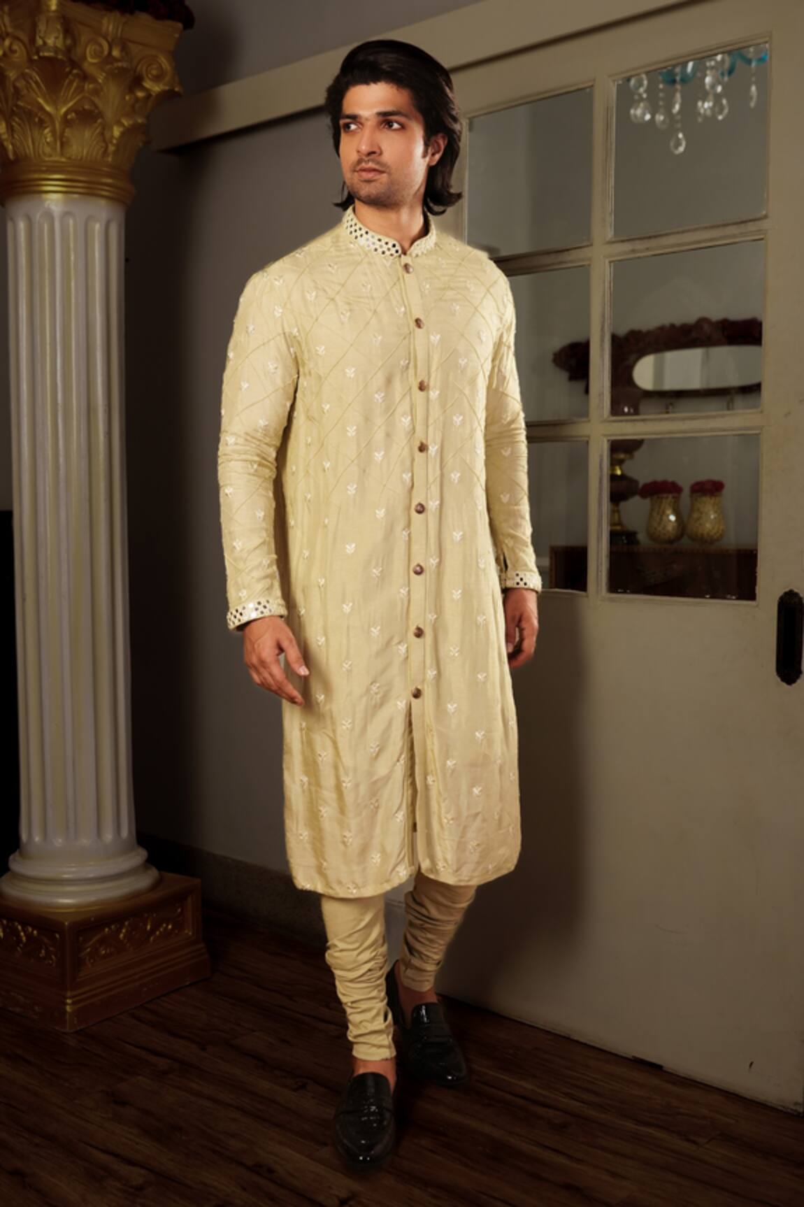 Yajy By Aditya Jain Yuga Silk Kurta Set 