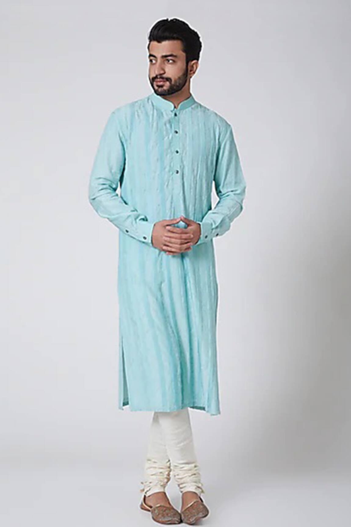 Yajy By Aditya Jain Silk Kurta