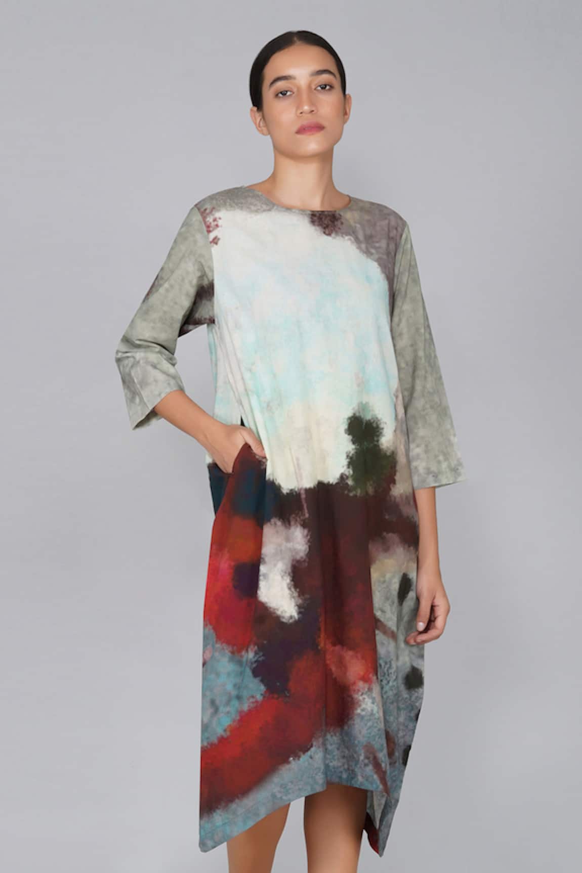 Yavi Printed Dress