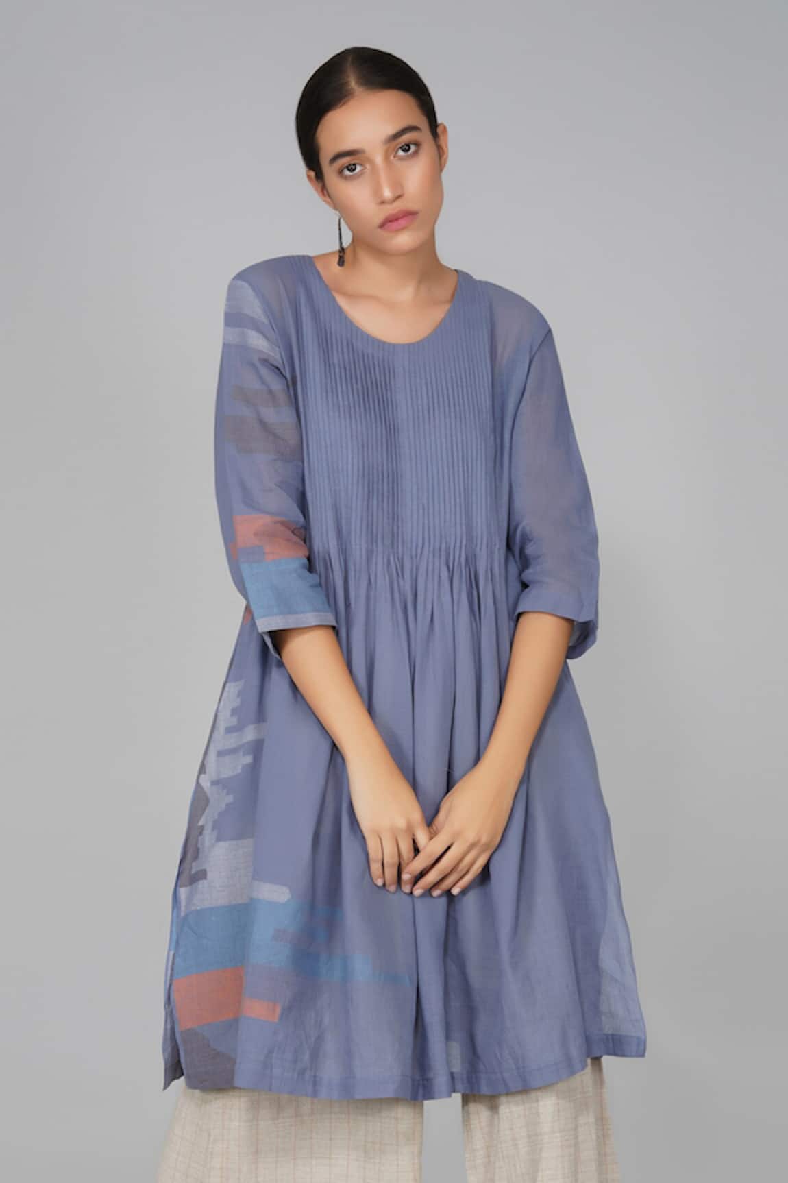 Yavi Cotton Jamdani Tunic