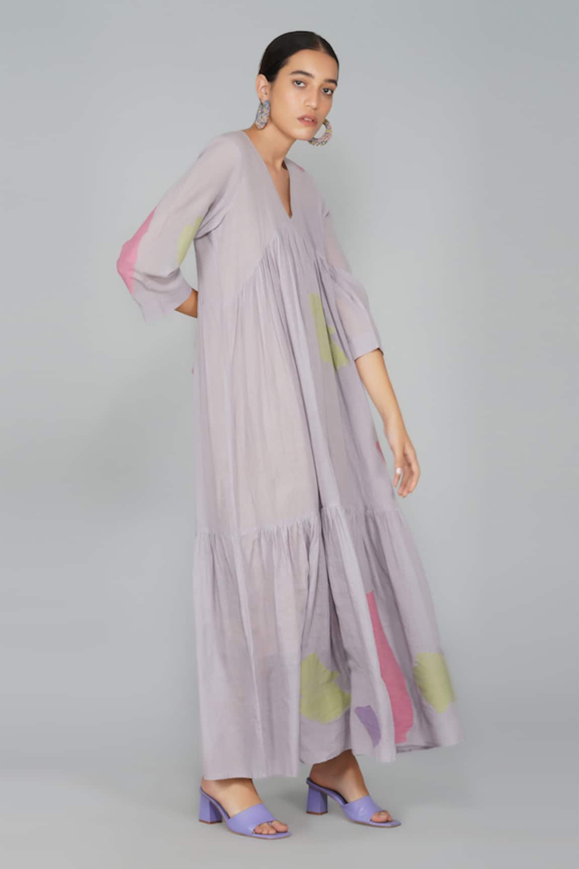 Yavi Cotton Jamdani Dress