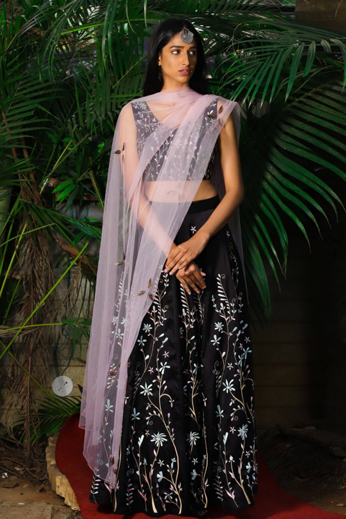 Shloka Sudhakar Embroidered Lehenga Set 