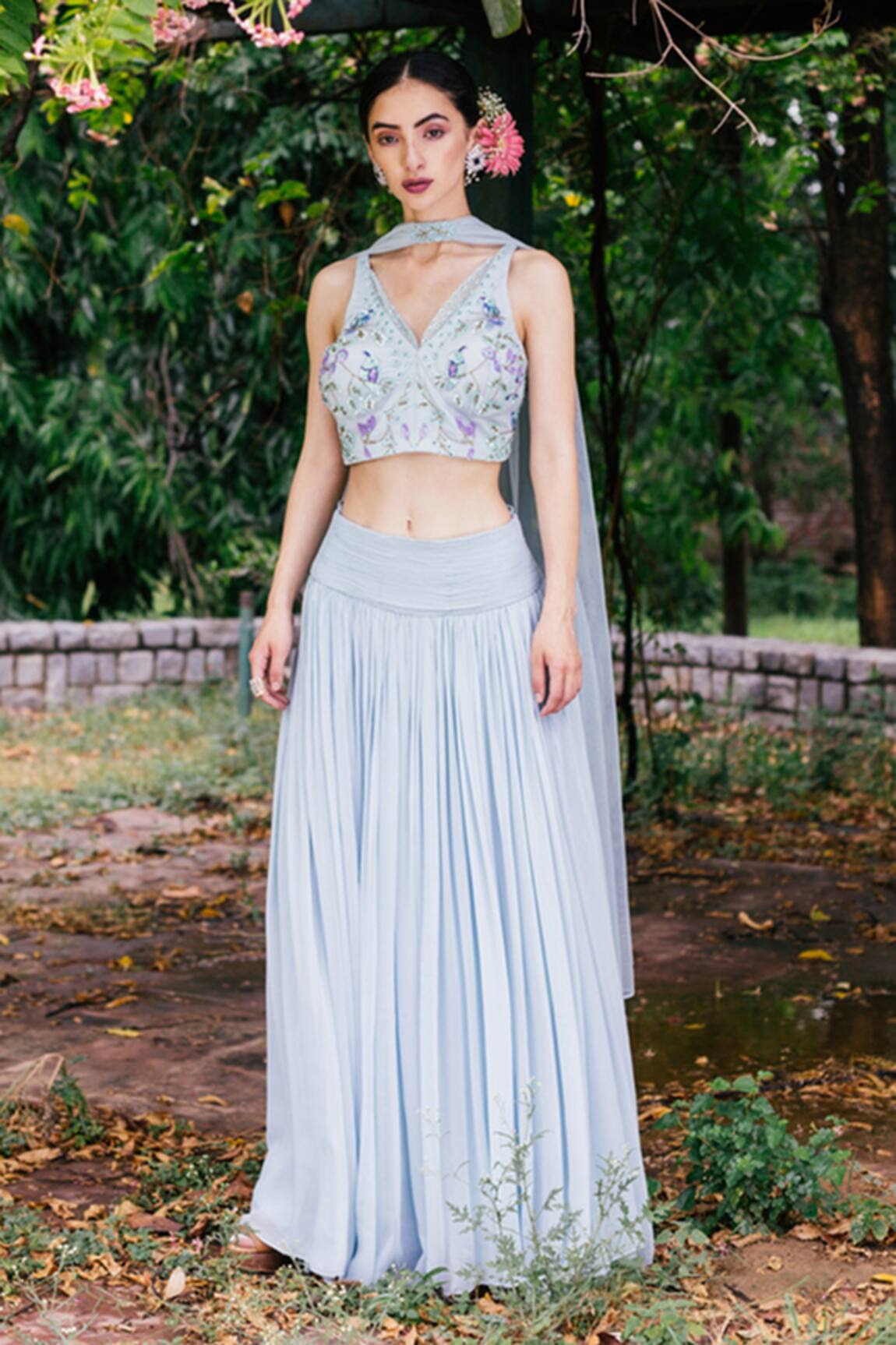 Tarini Vij Embroidered Lehenga Set