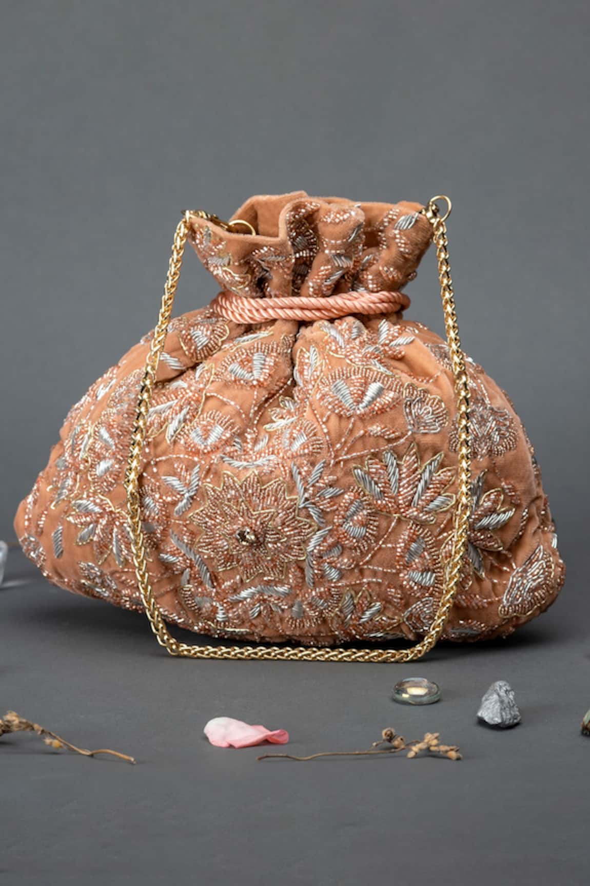 EENA Embellished Potli Bag