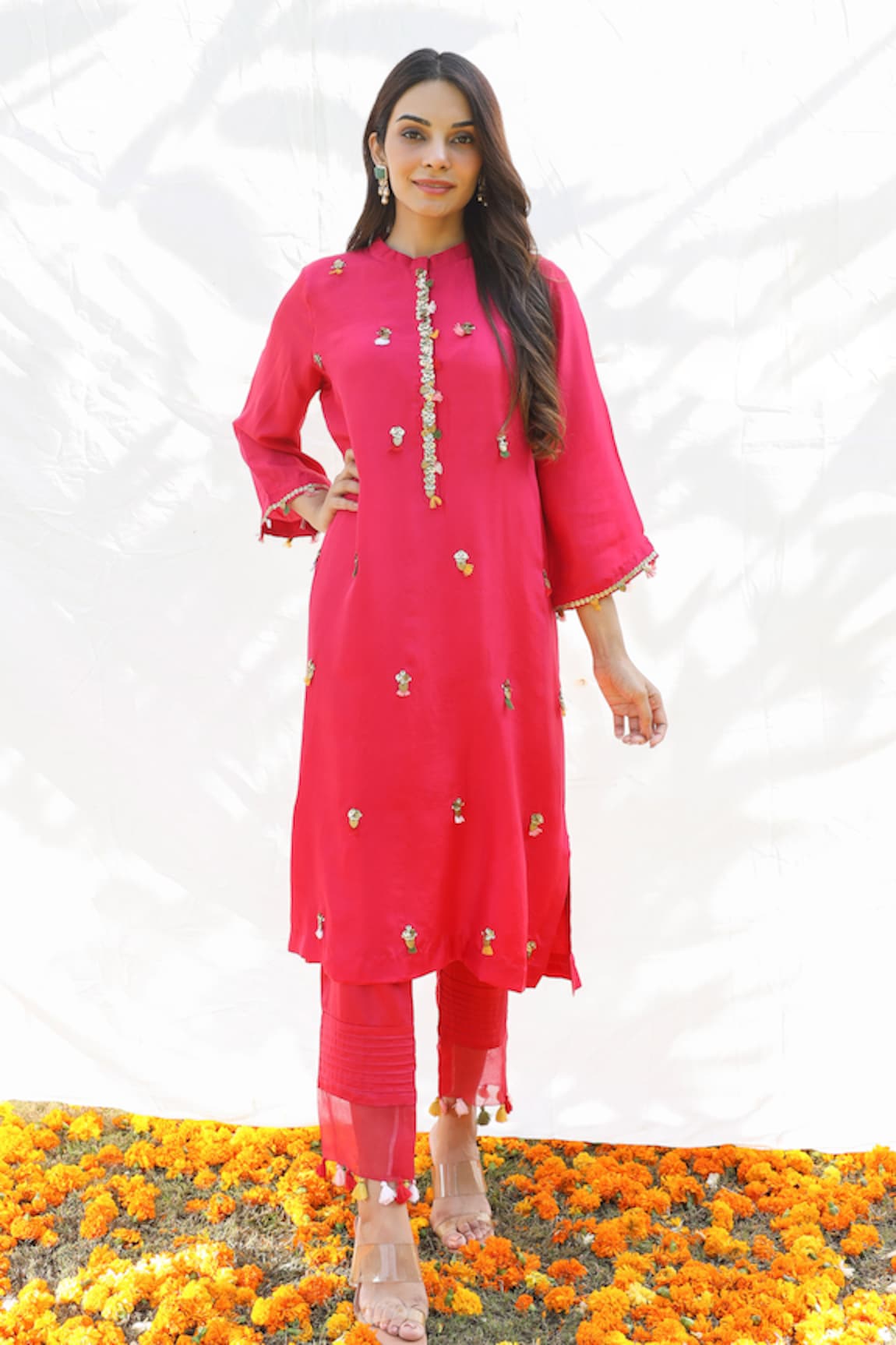 Pairaahan Silk Kurta & Pant Set