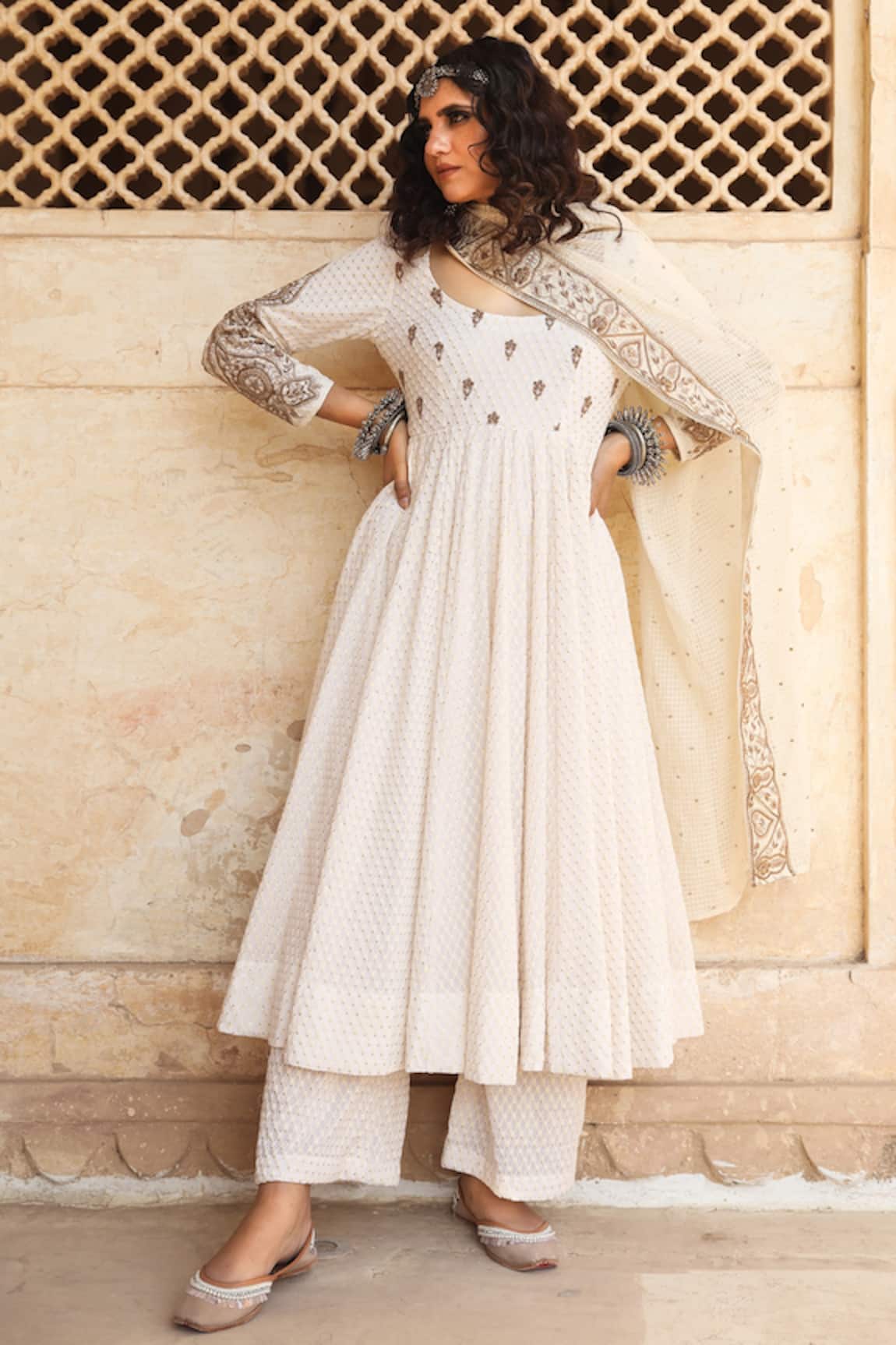 Gulabo Jaipur Zohra Embroidered Anarkali Set