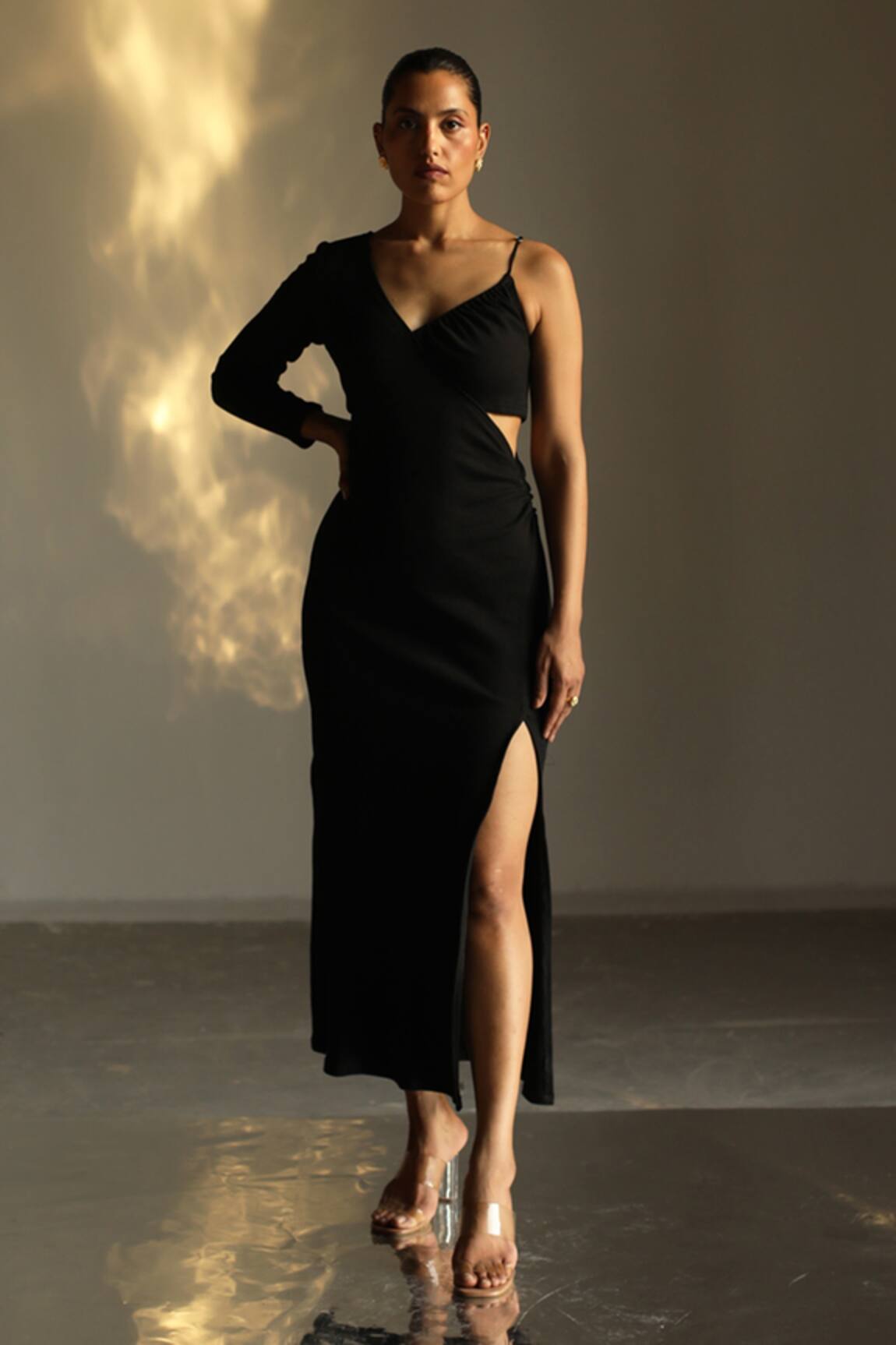 Zwaan One Shoulder Dress With Bustier