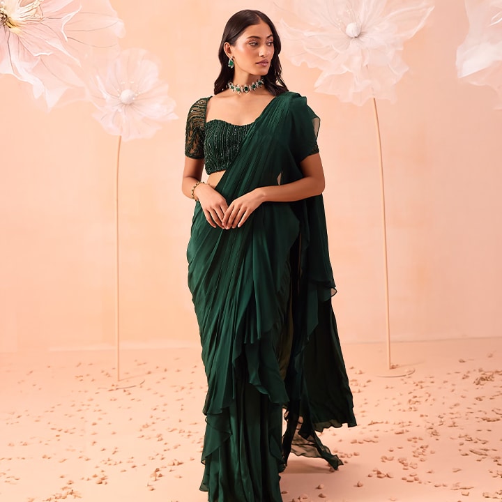 Pre-Draped Sarees