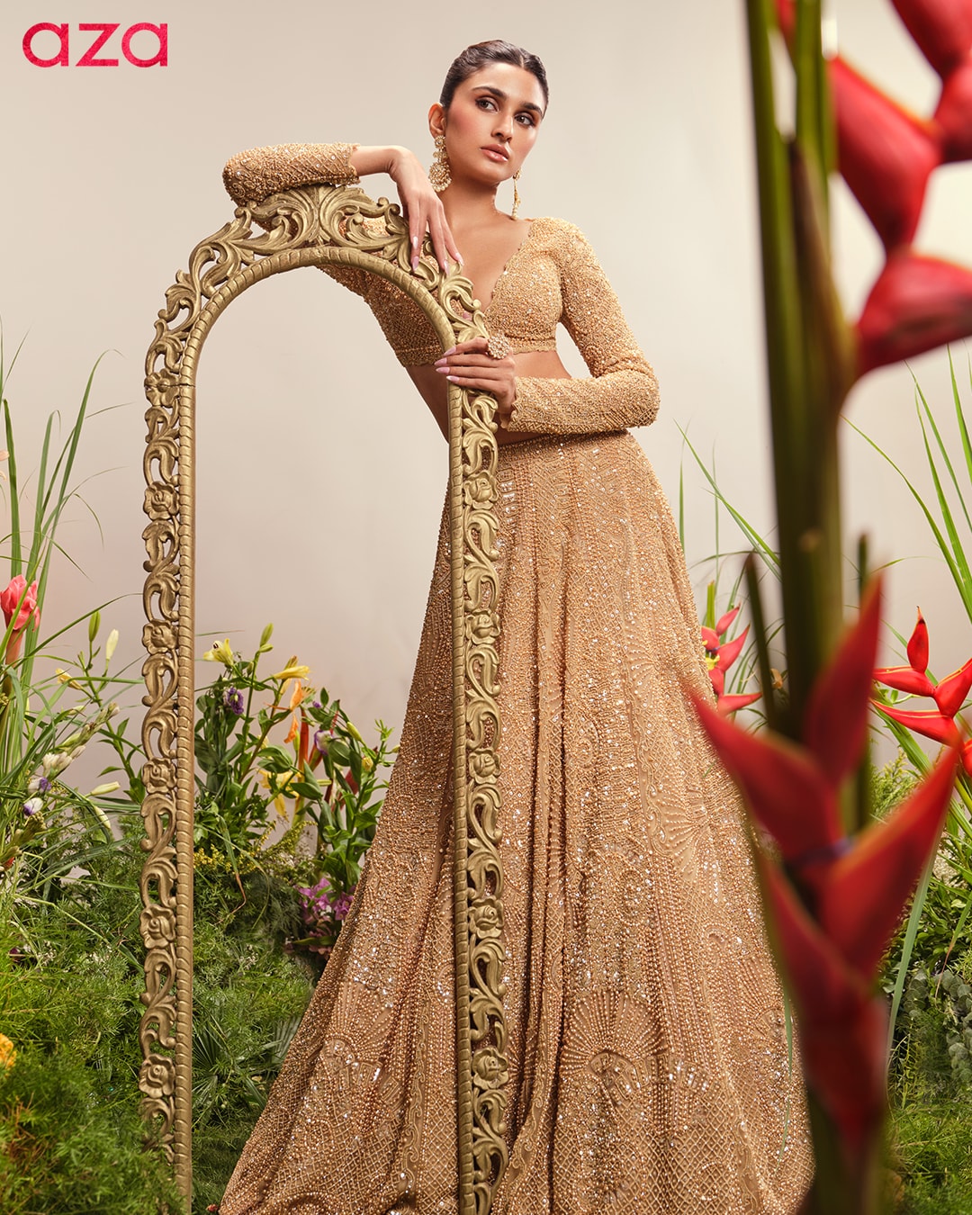 Alaviaa Jaaferi in Payal Singhal Outfit