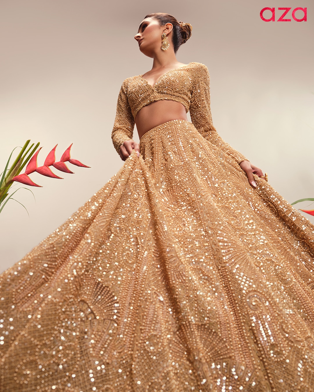 Alaviaa Jaaferi in Payal Singhal Outfit