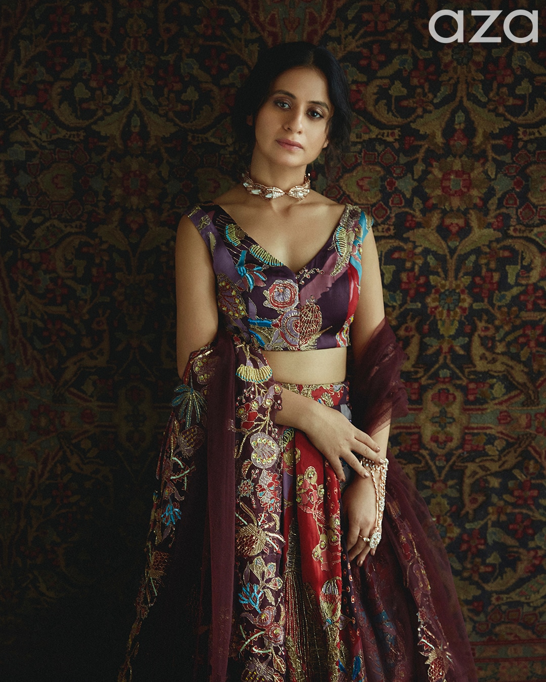 Rasika_Dugal_in_Multi-color_lehenga_with_floral_motifs_and_all-over_embroidery_Comes_with_sleeveless_blouse_and_cutwork_border_sheer_dupatta