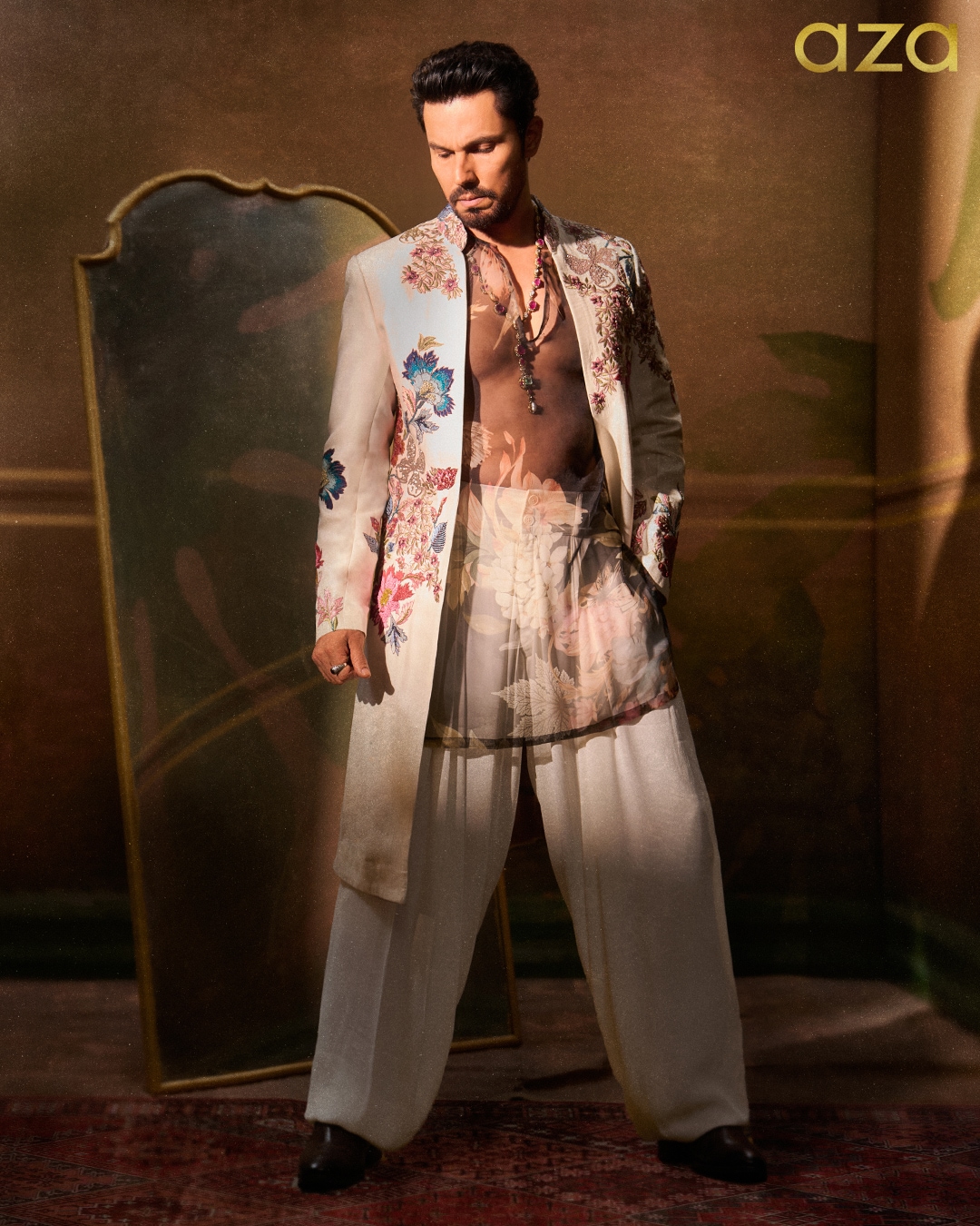 Randep Hooda in Varun Bahl Couture