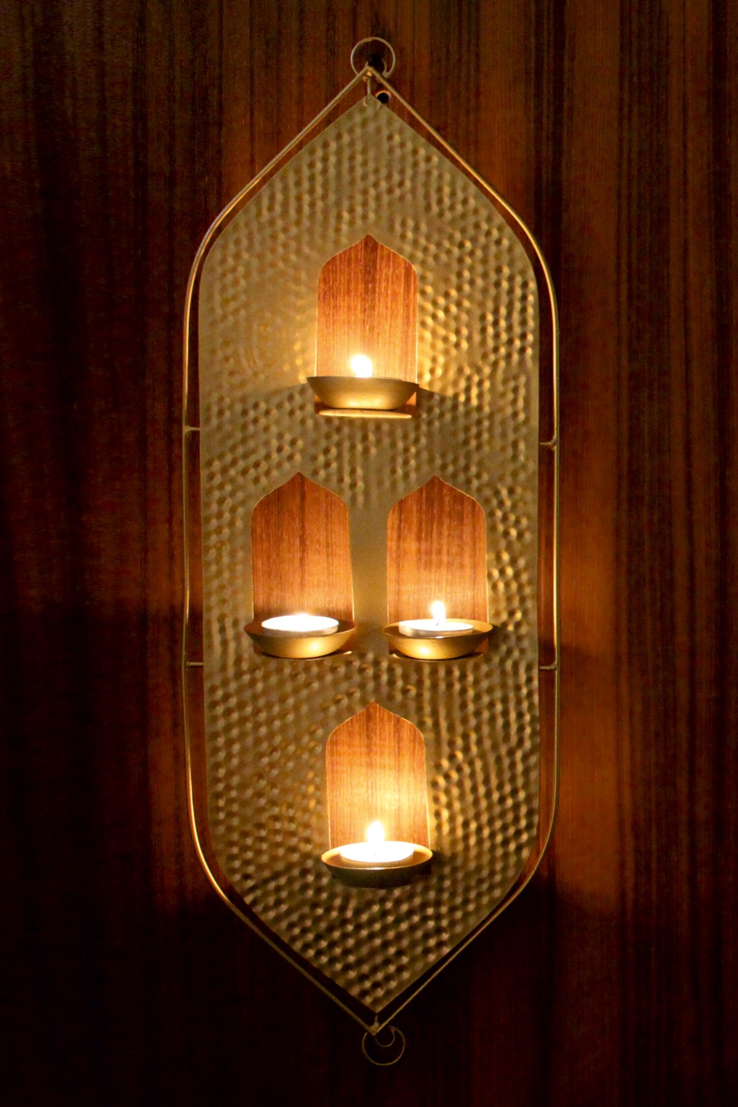 Buy COURTYARD Malhar Tea Light Wall Screen Online Aza Fashions