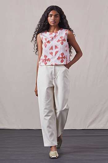 Woven Boxy Top and Short Set - Summer Stripe