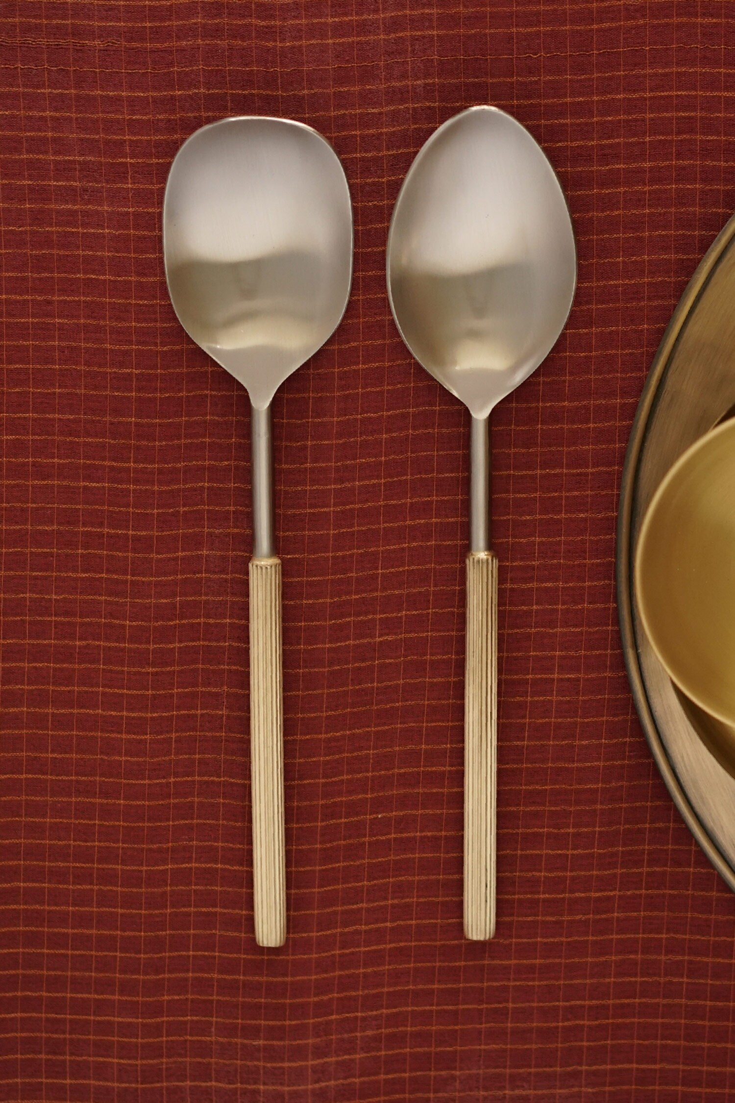 Buy COURTYARD Dariya Dinning Serving Ladle Set 2 Pieces Online Aza Fashions