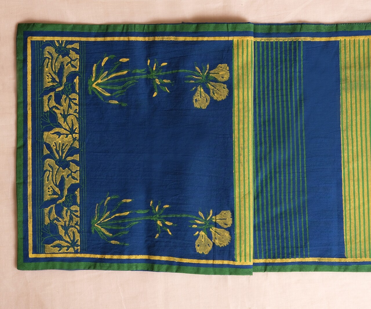 Buy Inheritance India Hand Block Print Cotton Table Runner Online Aza