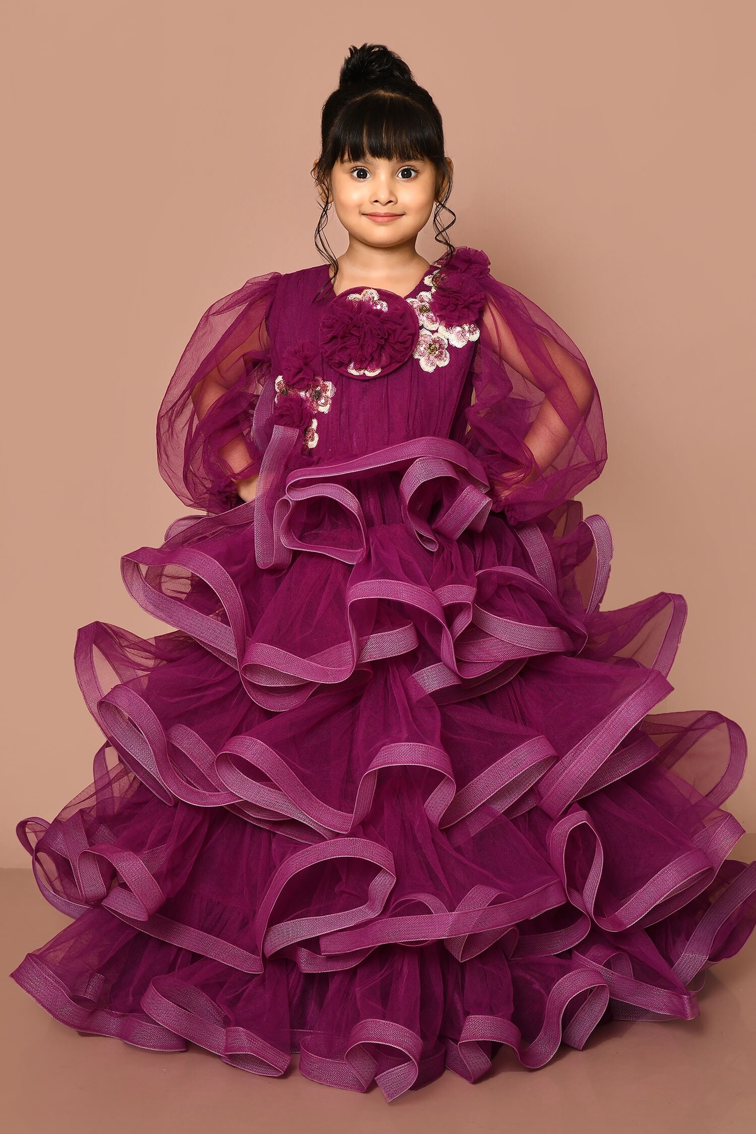 embroidery night gown