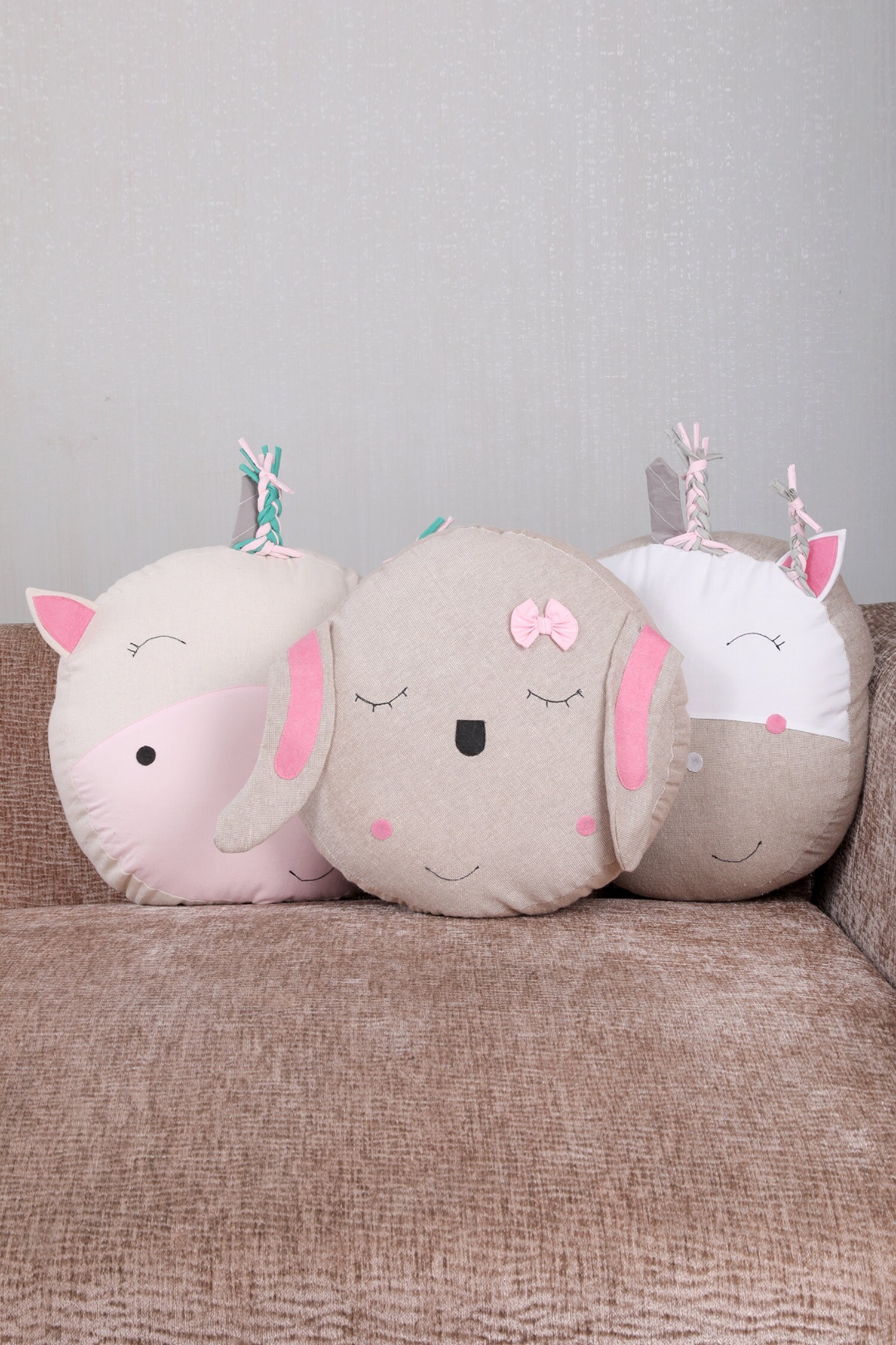 My Gift Booth Unicorn And Dog Shaped Cushions - Set Of 3