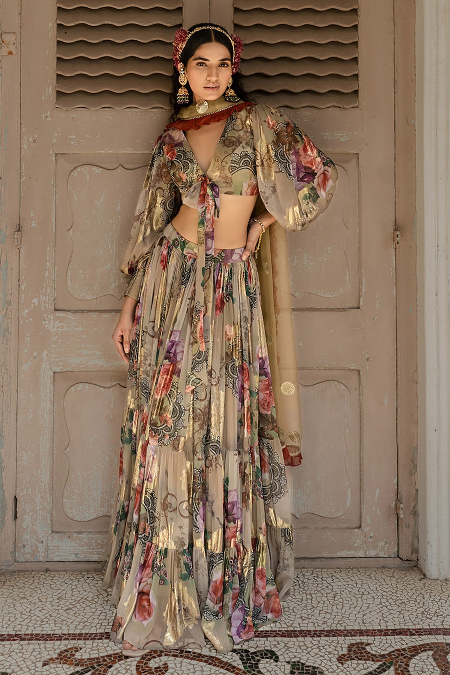 This Floral Lehenga Is Everything: Tamannaah Bhatias Mermaid Gown Makeover! - x5s4knb