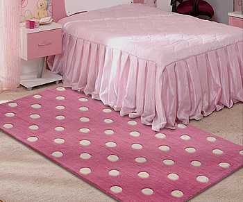 Buy Littlelooms Handcrafted Polka Dotted Rug Online | Aza Fashions