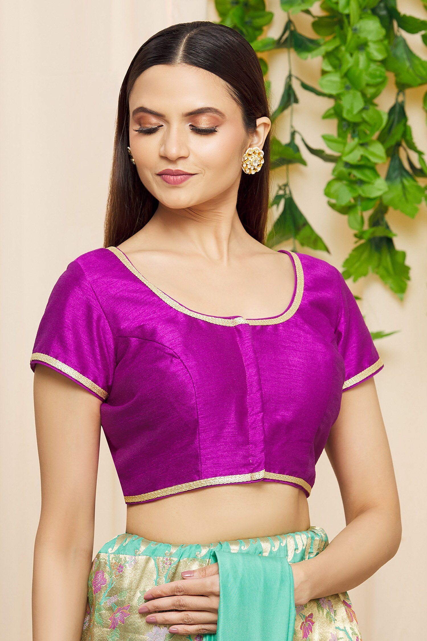 buy-samyukta-singhania-purple-art-silk-back-tie-up-blouse-online-aza