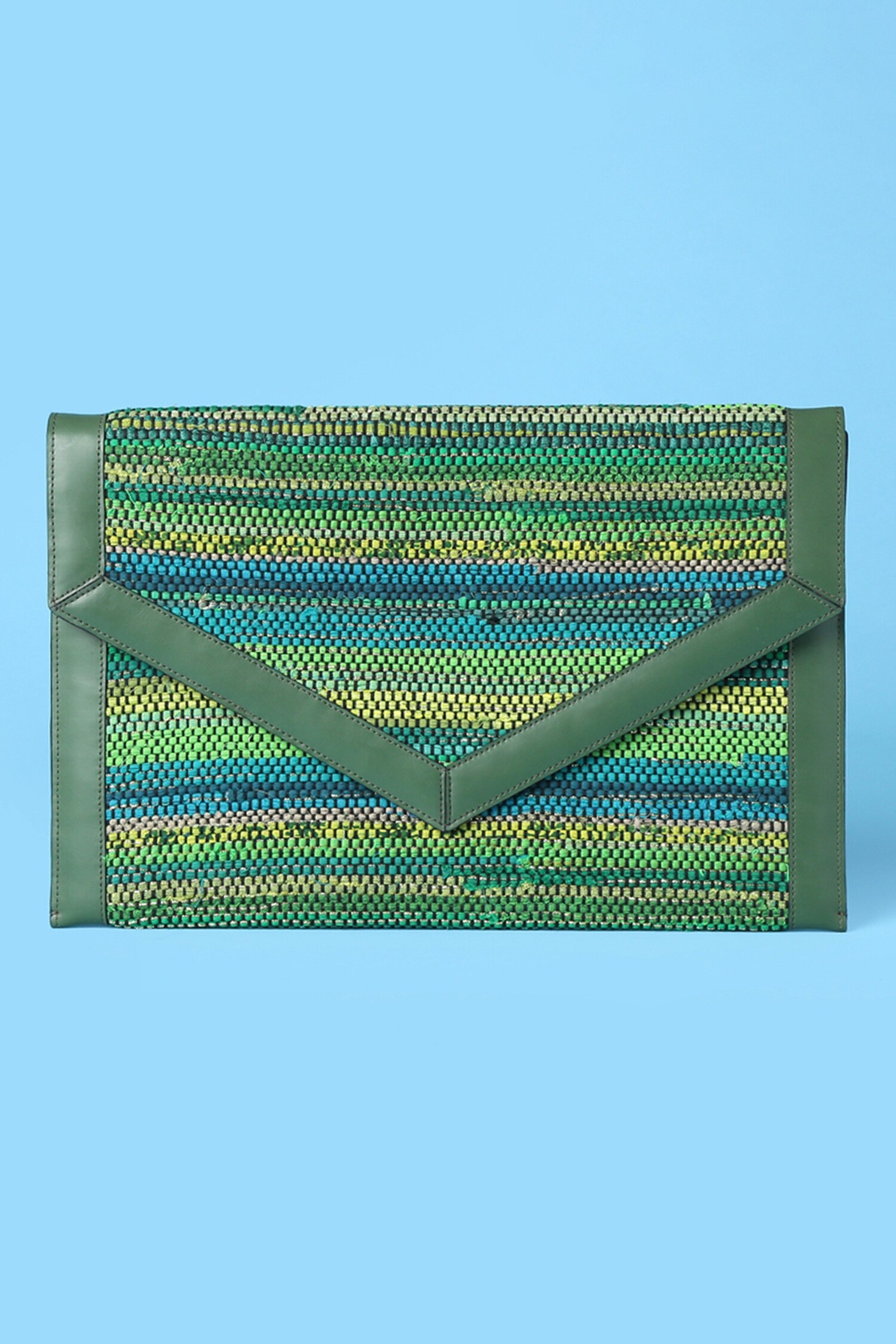 Swarang Designs Chindi Handwoven Envelop Sleeve