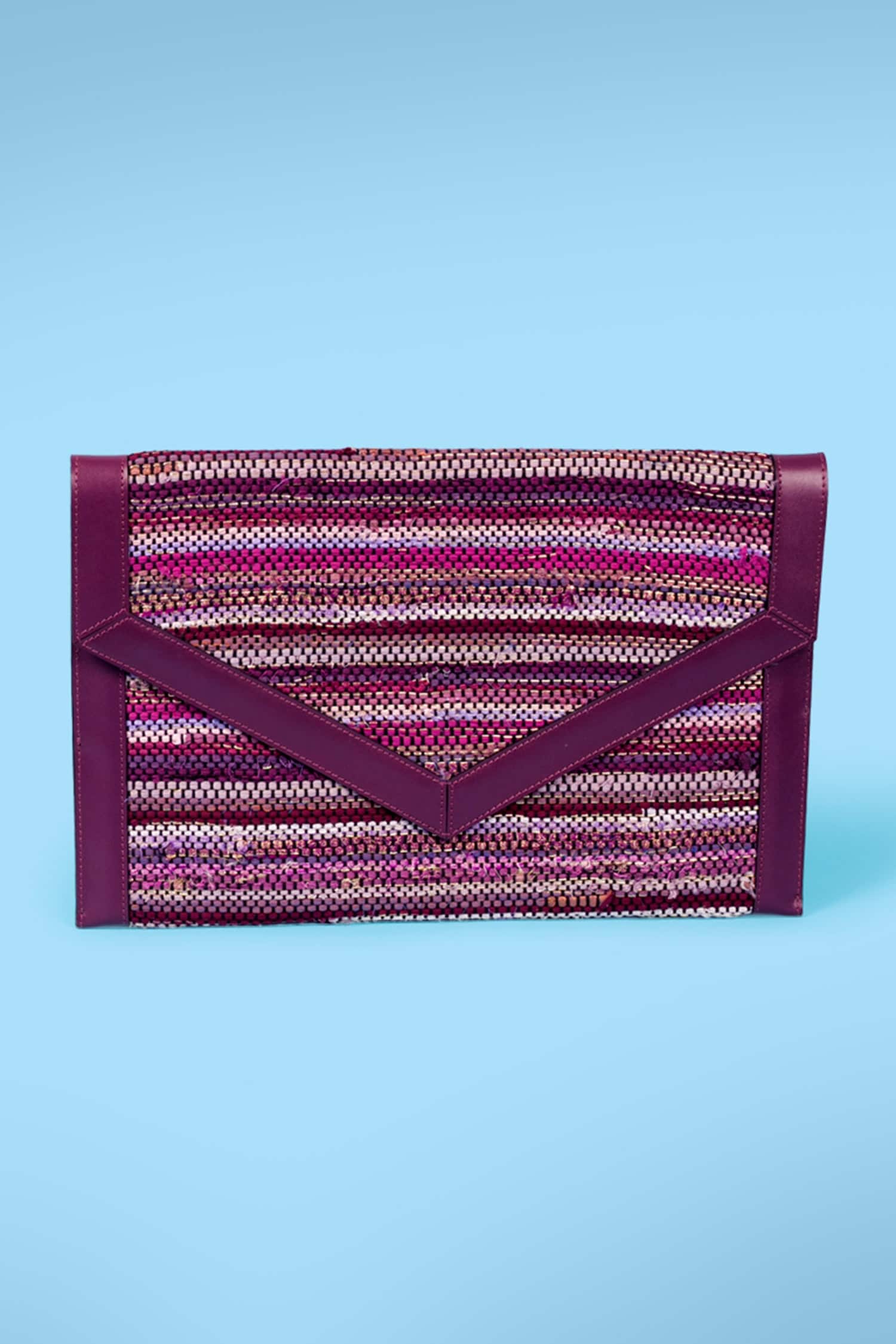 Swarang Designs Chindi Handwoven Envelop Sleeve