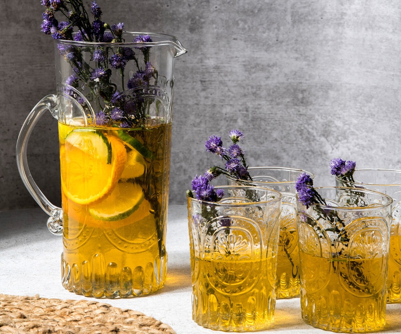 The Table Fable Verdure Handmade Pitcher And Tumbler Set