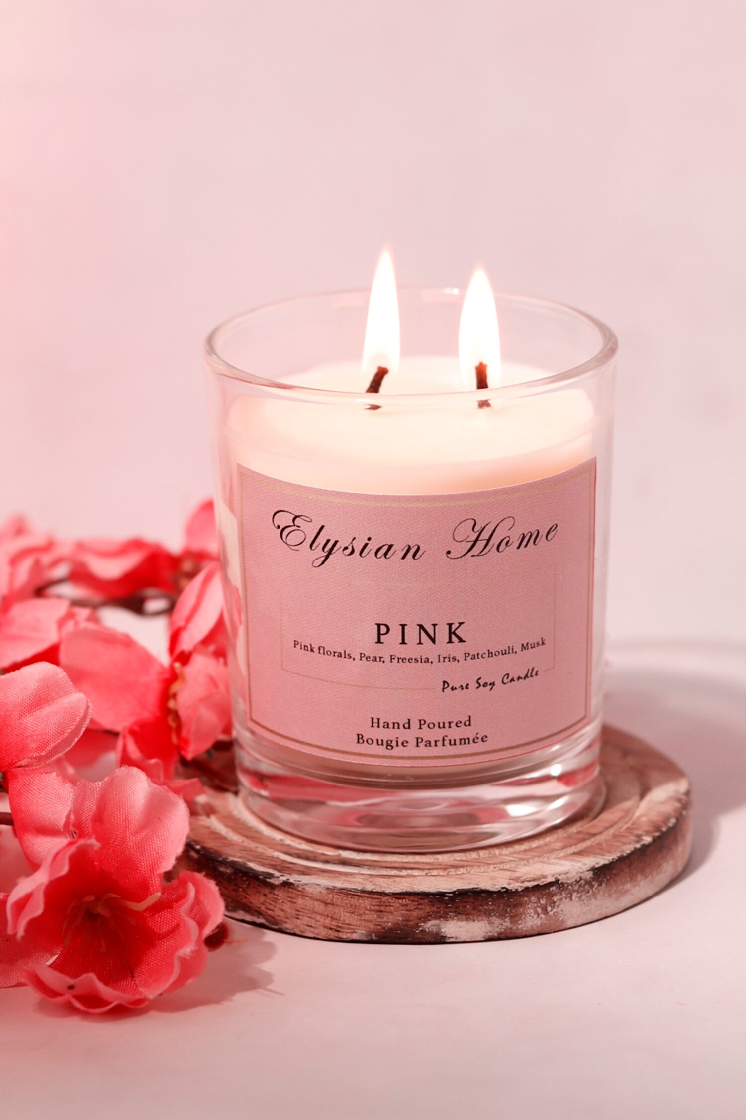 Elysian Home Floral Scented Candle