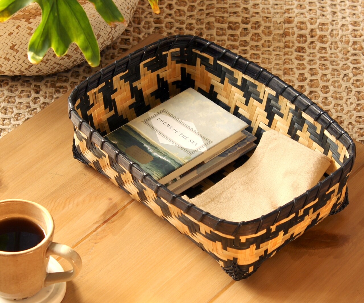 Buy House This Venu Bamboo Basket Online Aza Fashions