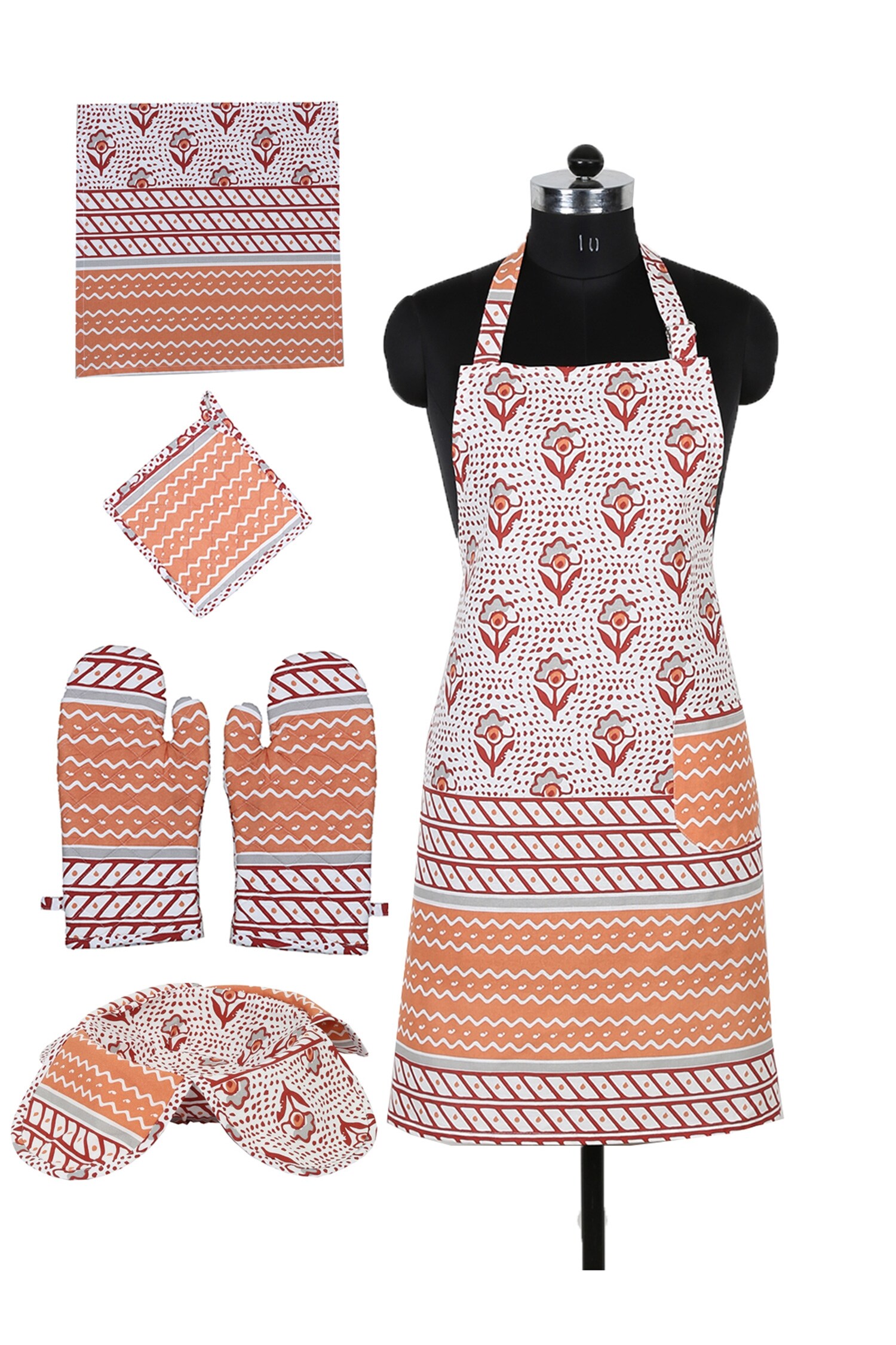 House This Sarovar Floral Print Kitchen Set