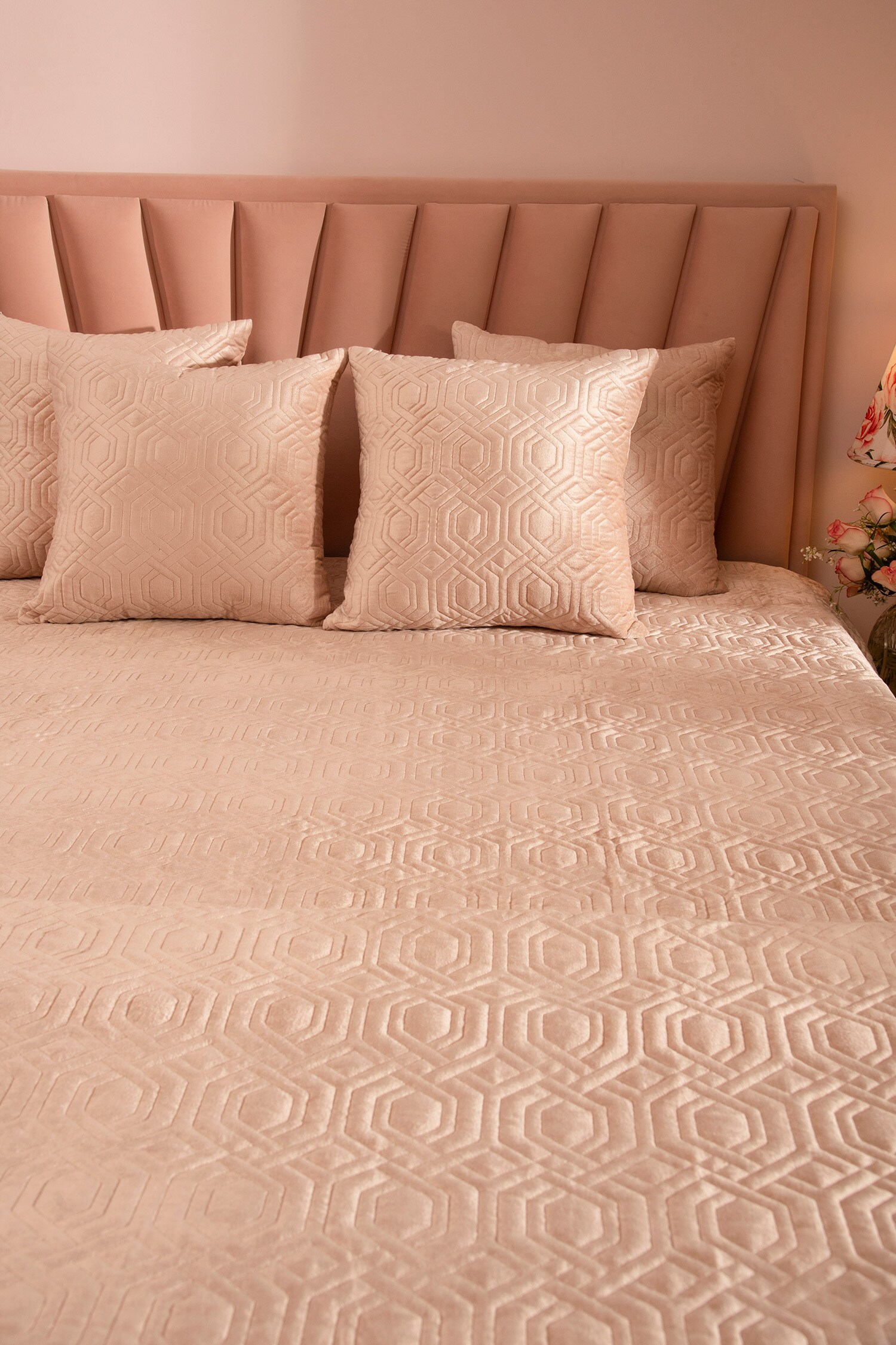 Buy Velvet Bedspread Set by La Paloma at Aza Fashions