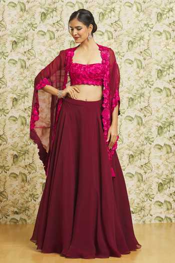 Cape skirt top