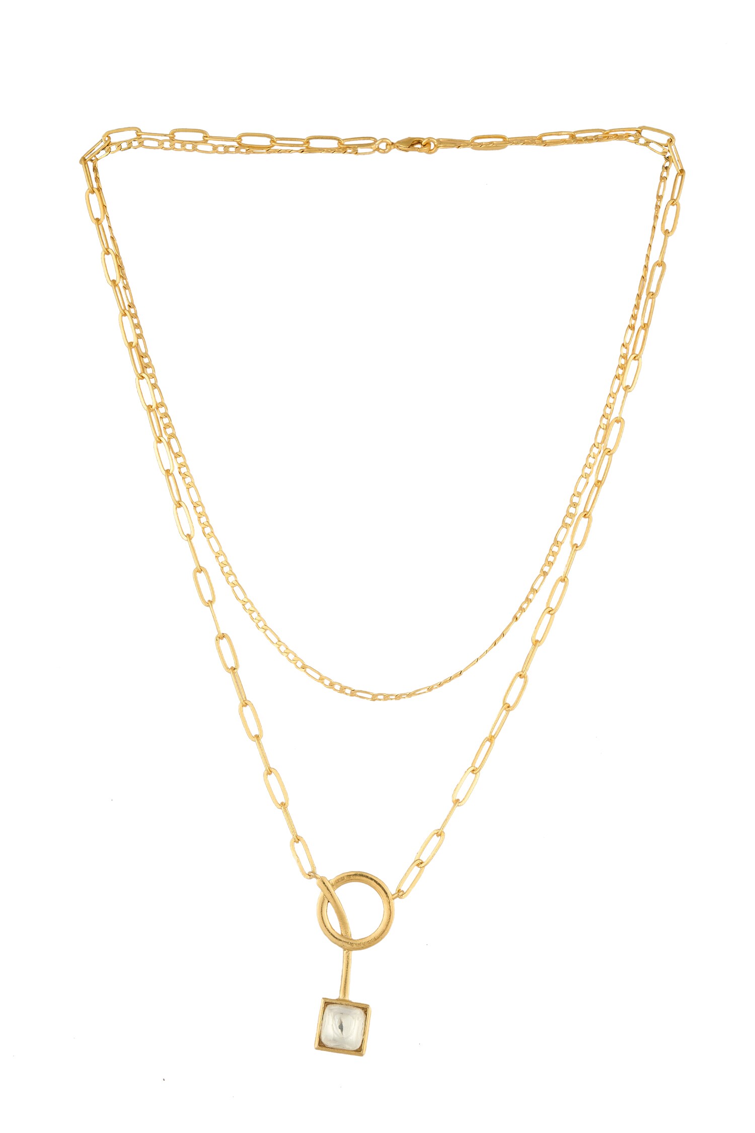Nepra by Neha Goel Geometric Pattern Handcrafted Necklace