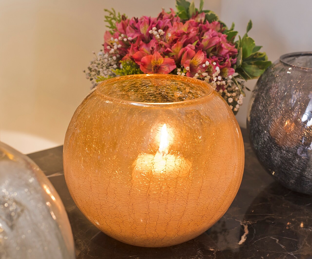 Buy Elm & Oak Melia Hurricane Candle Holder Online Aza Fashions