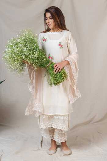 Pre Order: Mint Noor Kurta Set main image 1