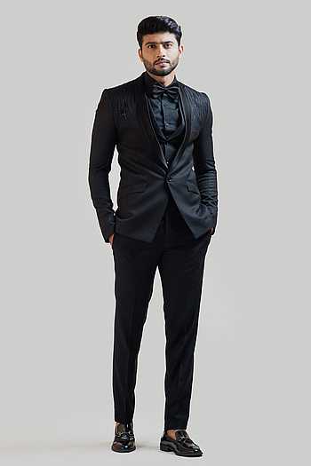 Bahaar In Eclipse Blazer Set