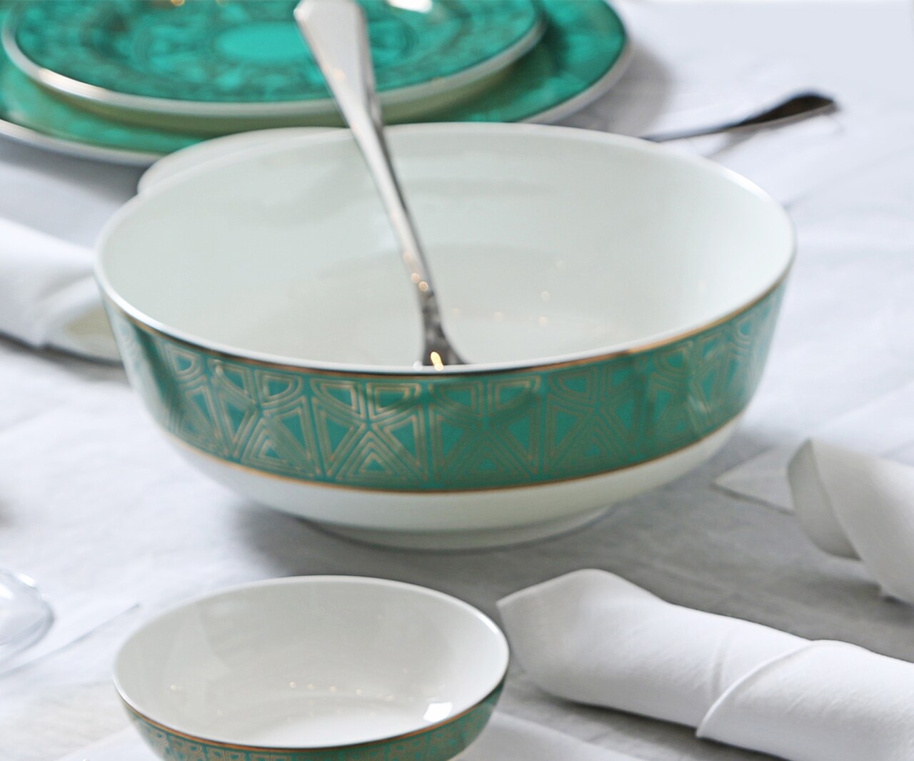 Perenne Design Emerald Palace Serving Bowl