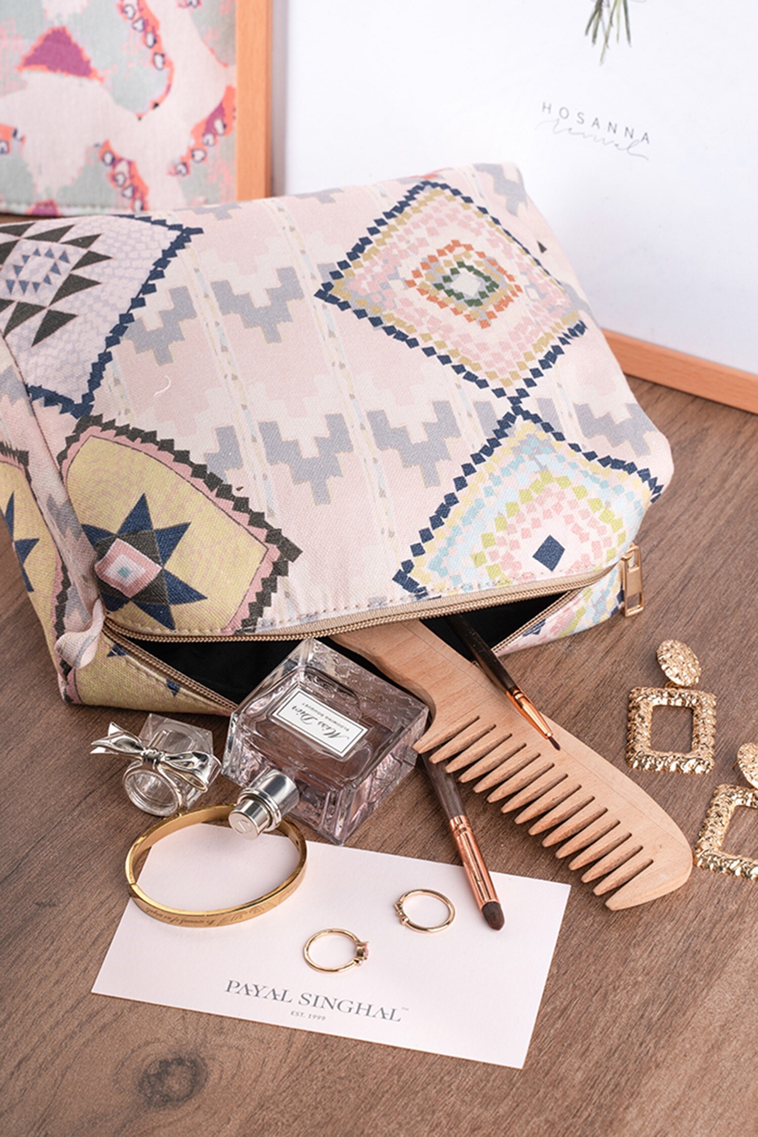 Payal Singhal Mosaic Diamond Print Vanity Kit