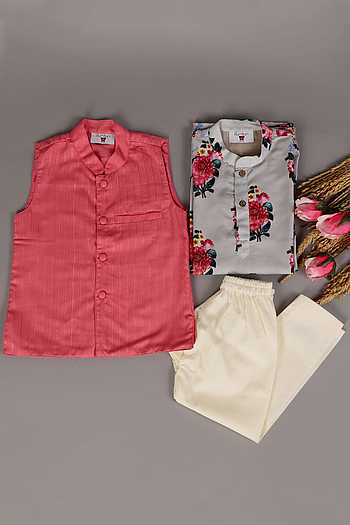 Plum Boyfriend Kurta Set