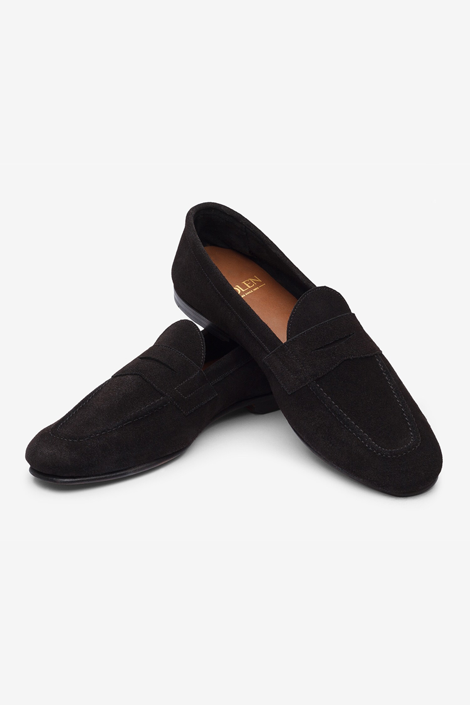 Buy Bridlen Black Suede Penny Loafers Online Aza Fashions 9386