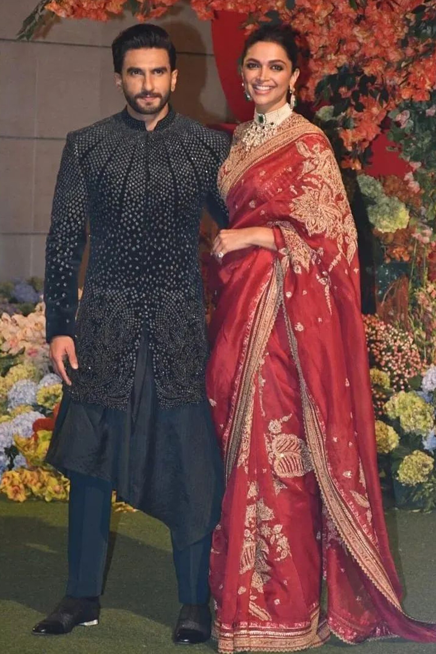 Torani Red Sindoori Taashi Silk Organza Saree