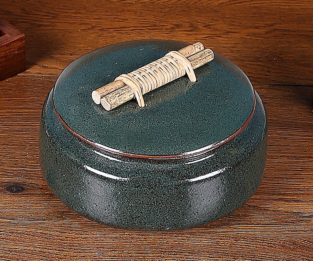 Buy Nakshikathaa - Homeware Handcrafted Studio Pottery Roti Box Online ...