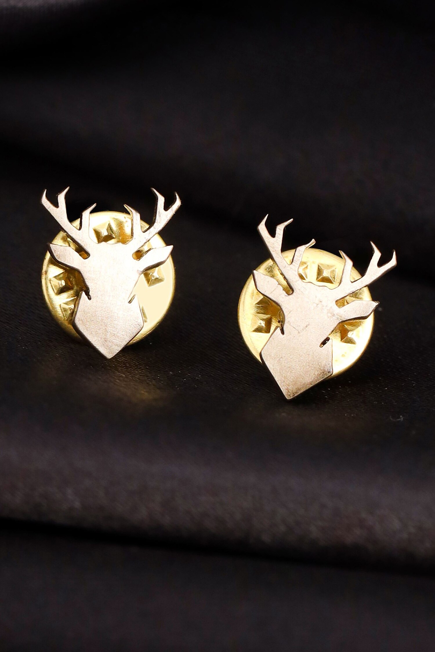 Cosa Nostraa Gold Imperial Stag Collar Tips